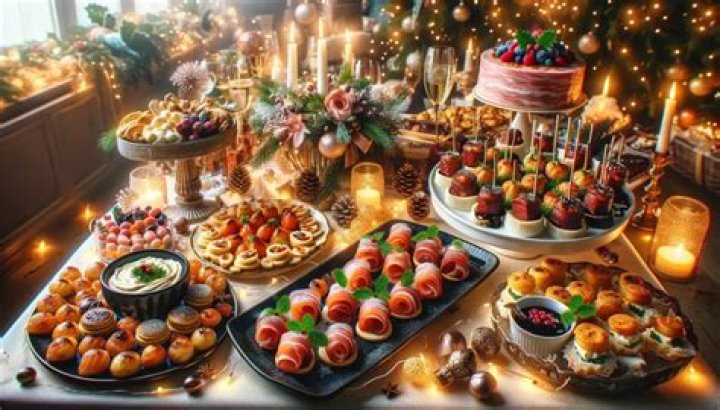Christmas Food Display For A Festive Atmosphere