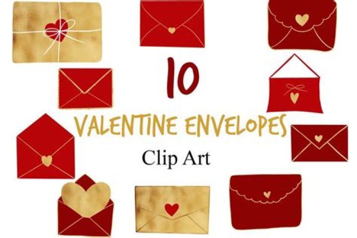 Creative Heart Envelope Clipart For Engaging Designs