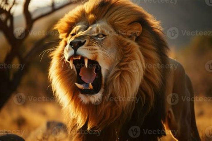 Fierce Lion Side Face: Witness The Majestic King Of The Savanna
