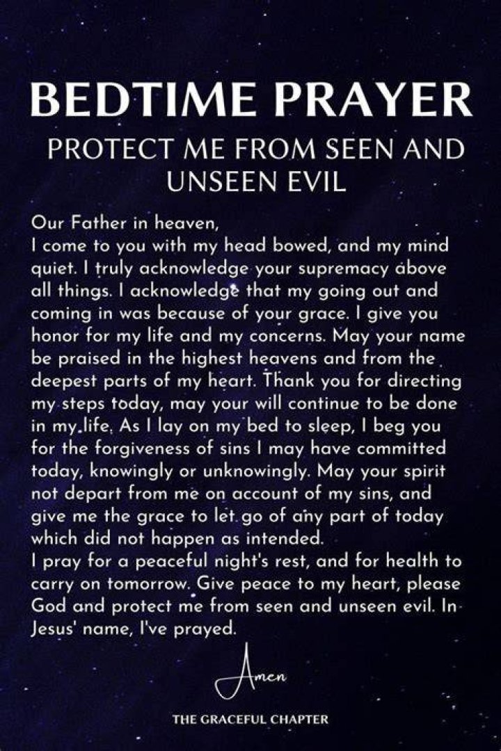 Pin on Prayers bedtime