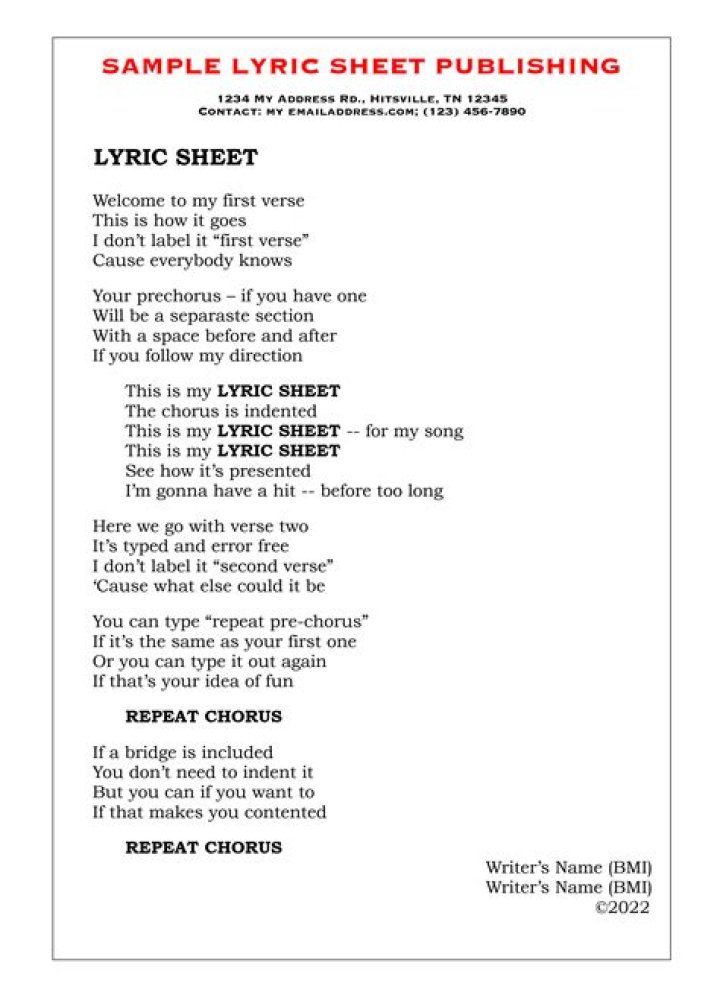 The Ultimate Guide To Lyrics & Lyricists
